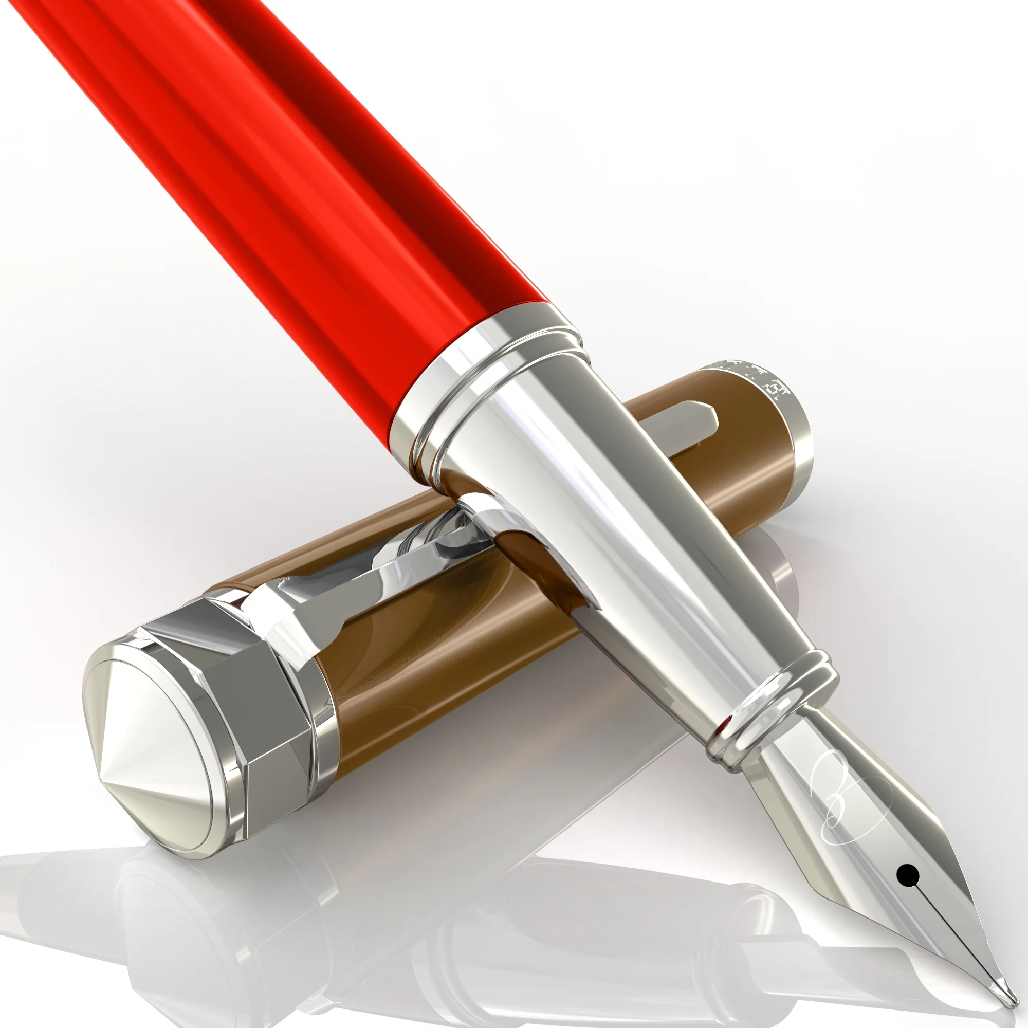 FREE Gift Crimson Rust Medium Nib - Image 9