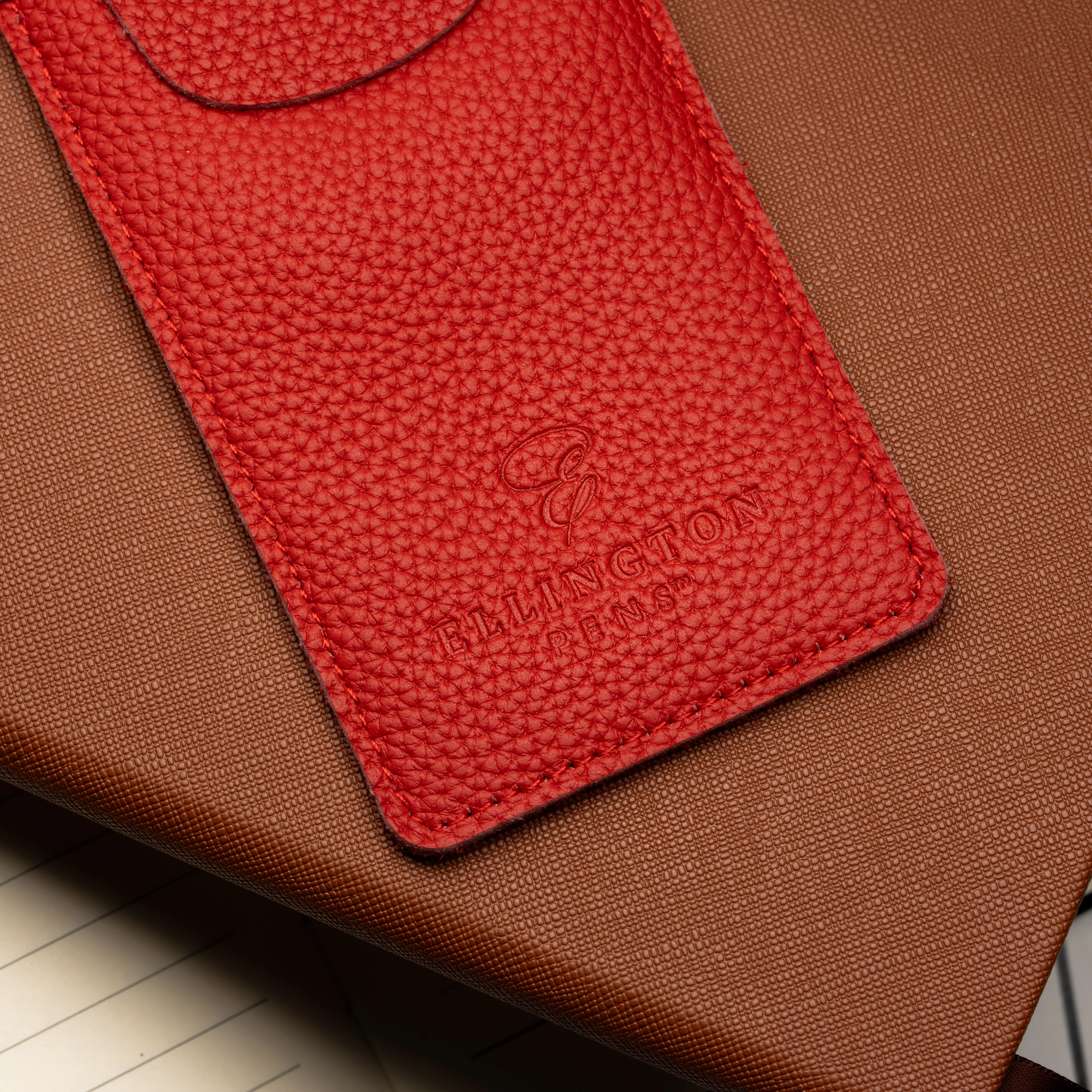 Leather Pen Case  Tan Brown - Image 8