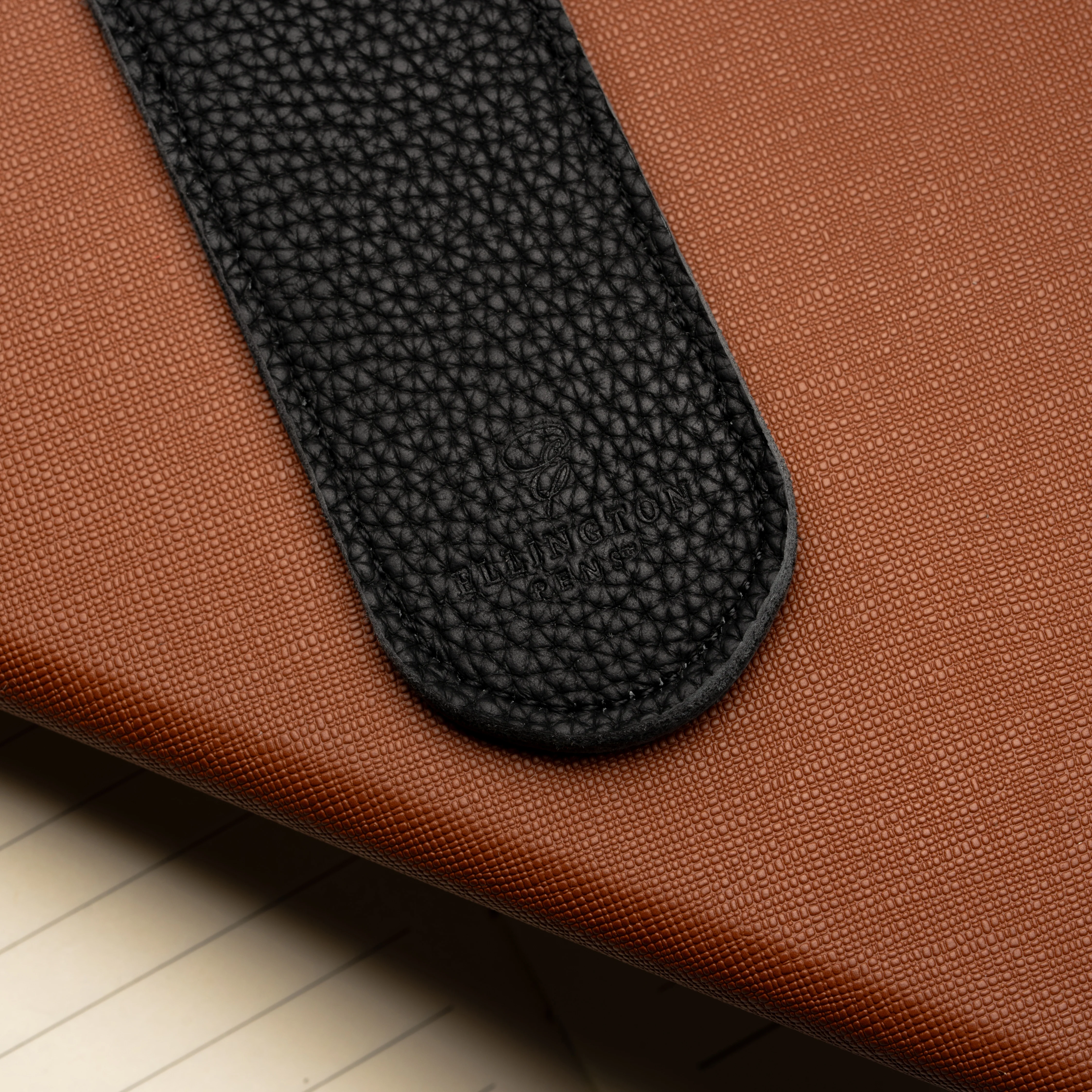 Leather Pen Sleeve Blue - Image 5