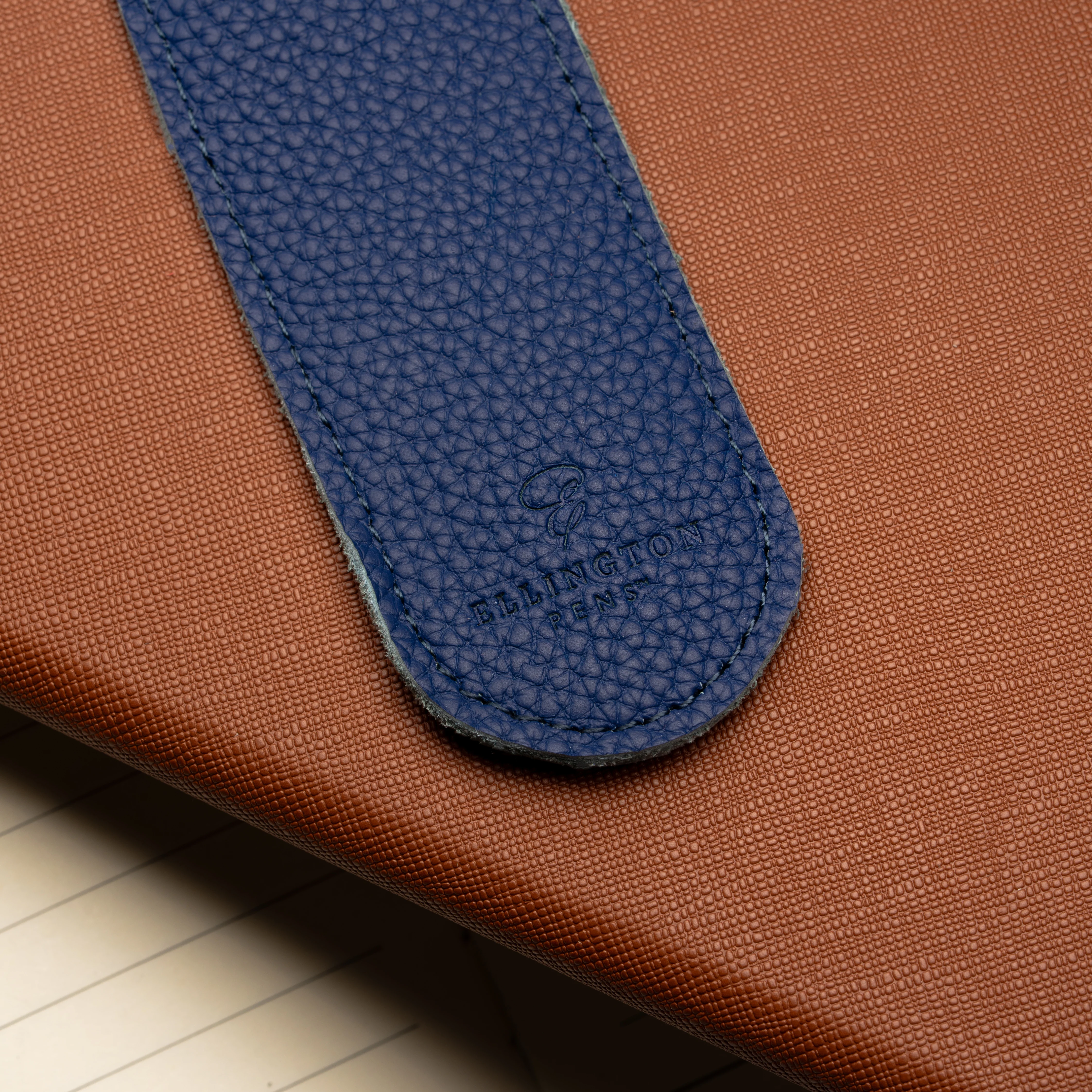 Leather Pen Sleeve Tan Brown - Image 7