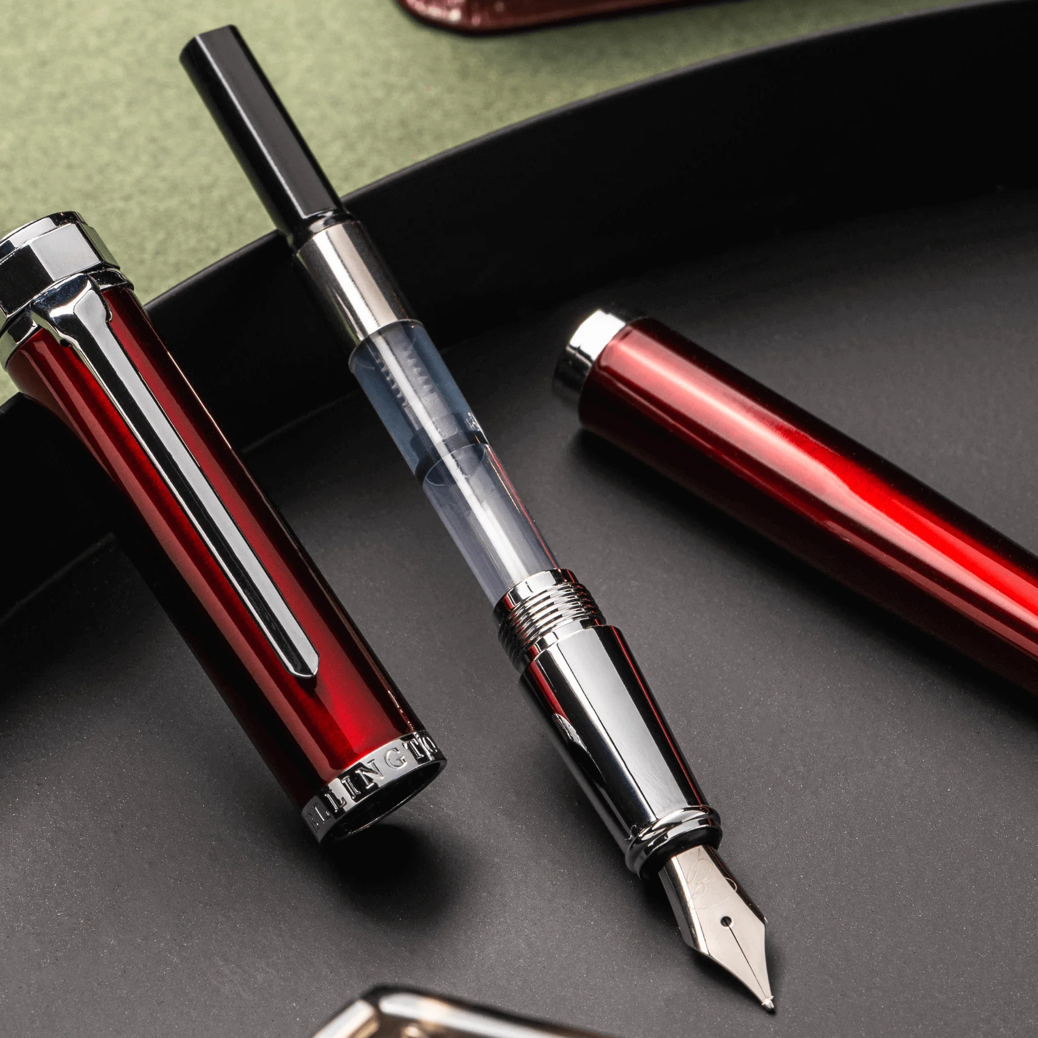 Replacement Nib with Ink Converter - Silver - Image 4