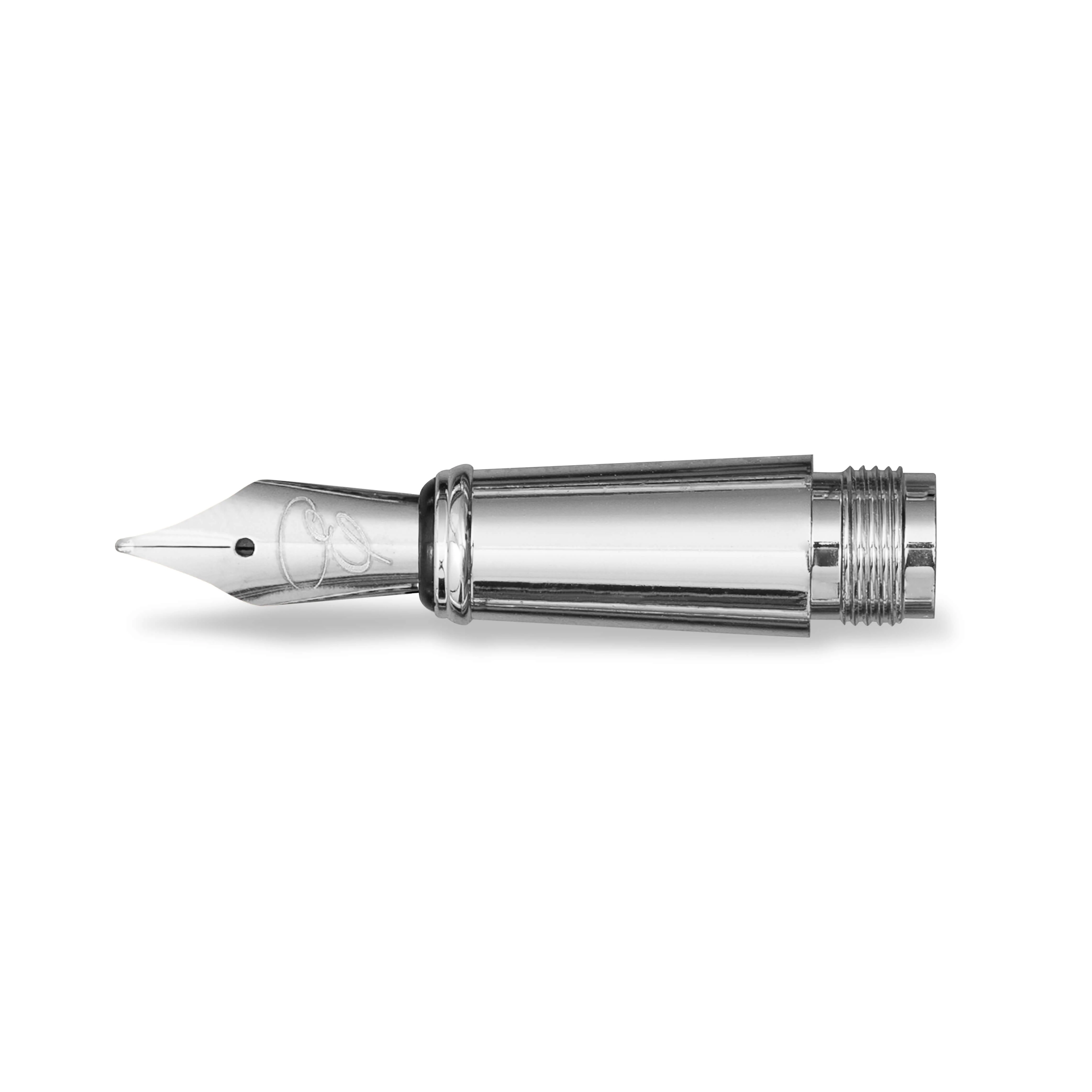 Replacement Nib with Ink Converter - Silver - Image 9