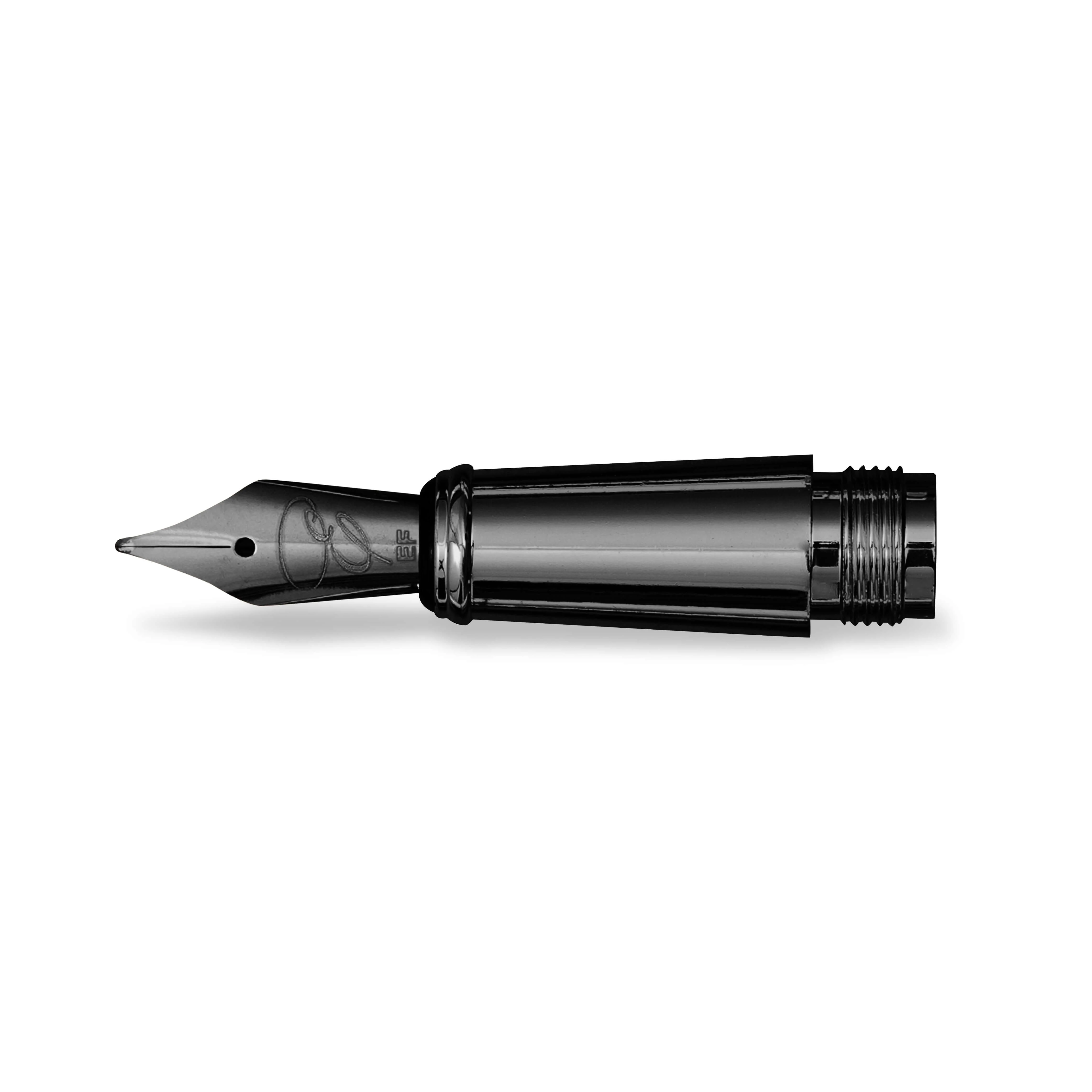 Replacement Nib with Ink Converter - All Black - Image 11