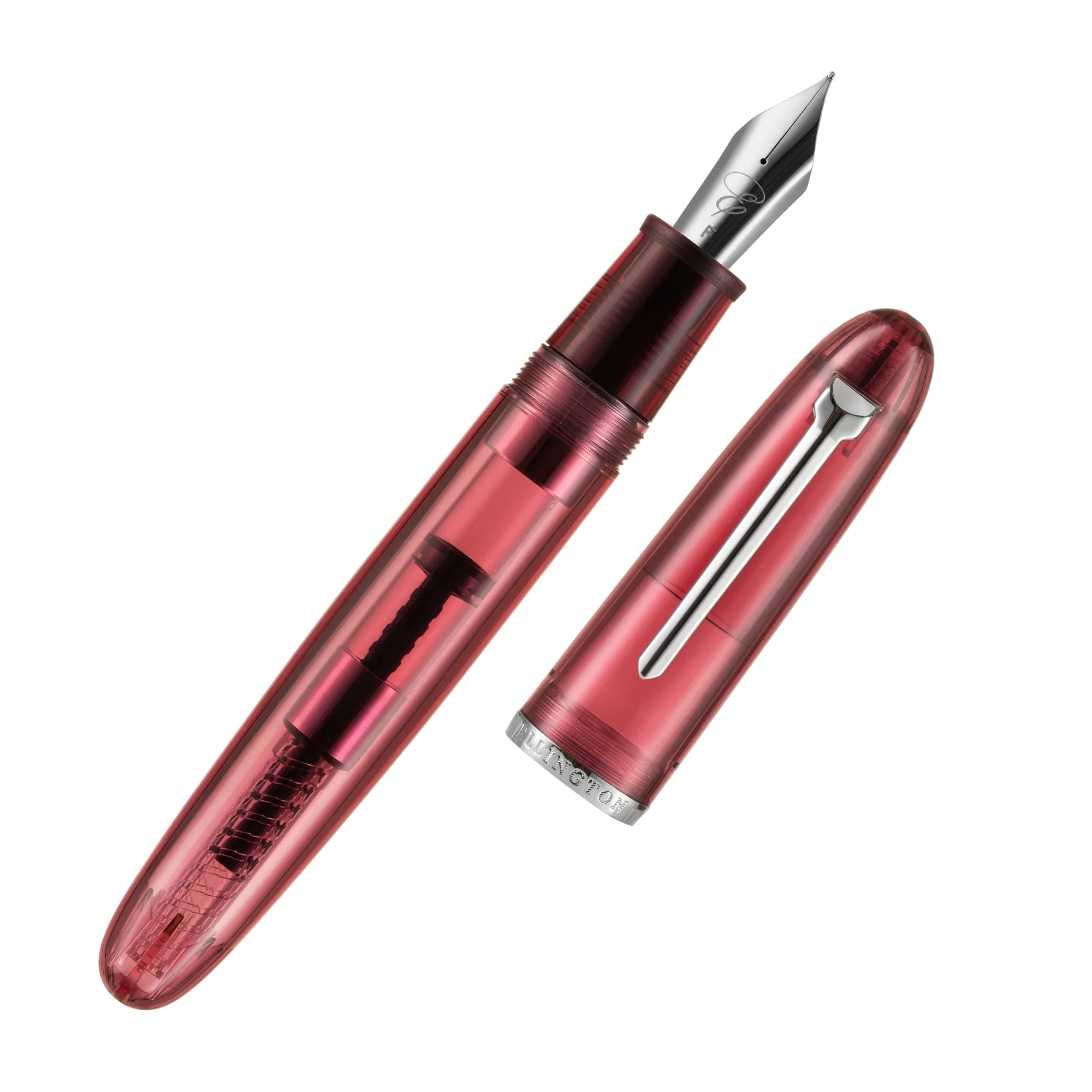 Crimson Clarity - Transparent Fountain Pen - Image 11
